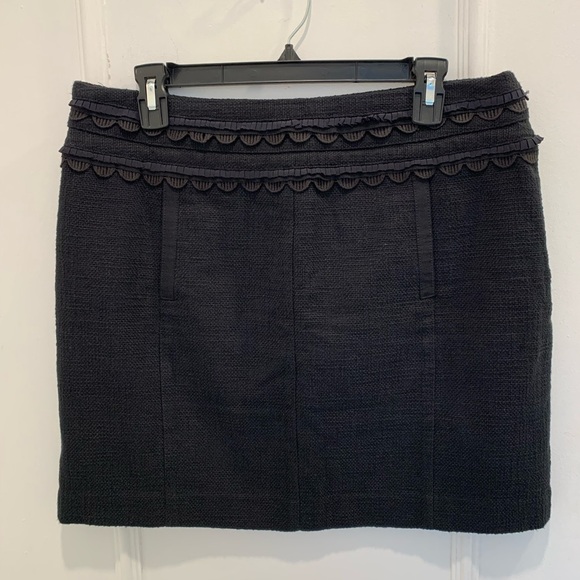 Tory Burch black mini skirt. Size 12 - Picture 1 of 5